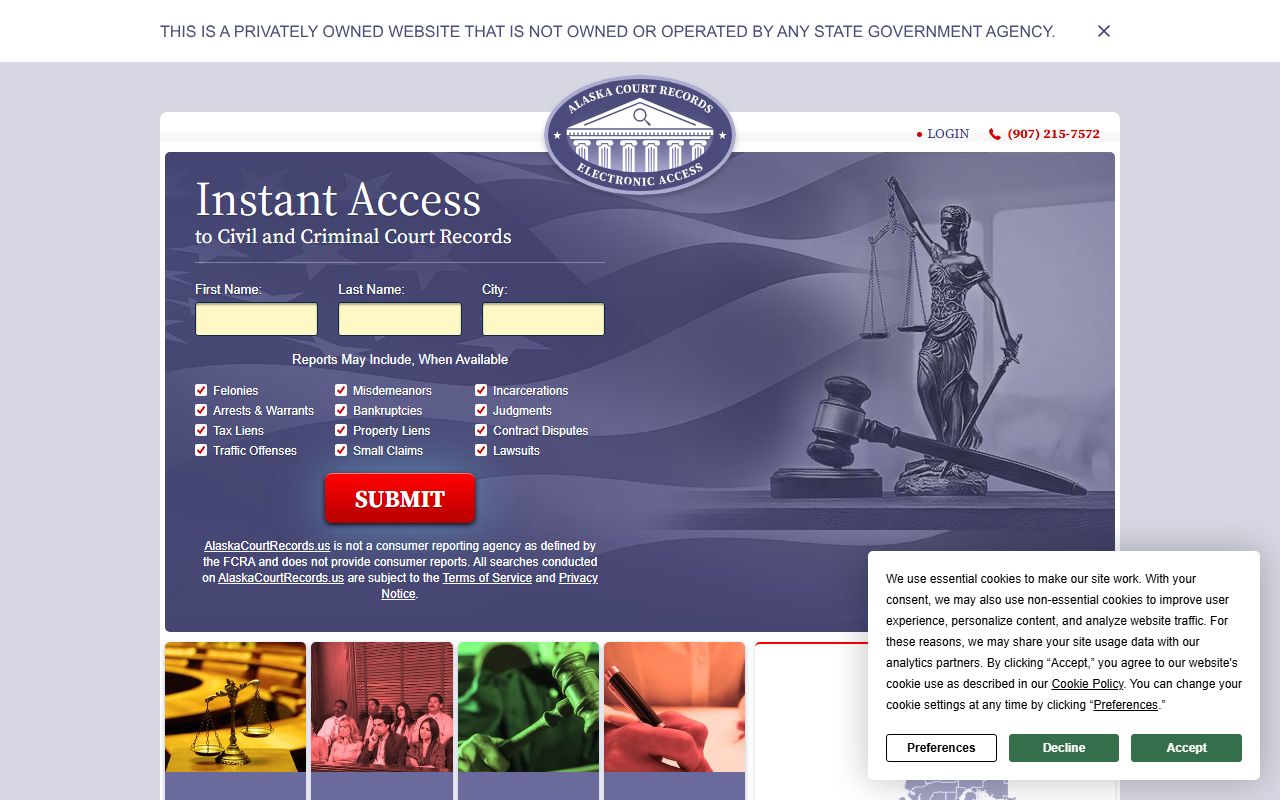 Chugach Census Area Court Records