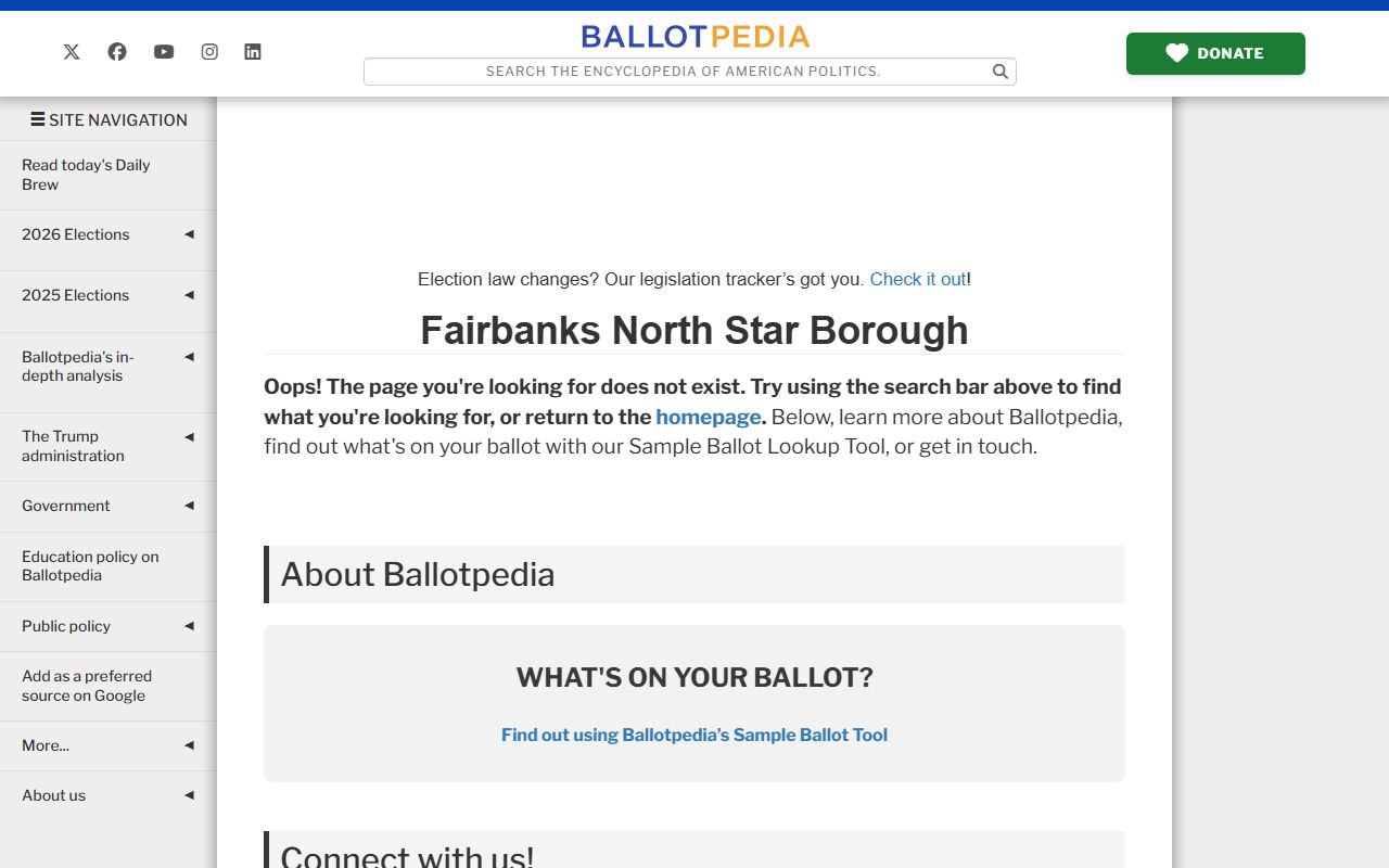 Fairbanks North Star Borough Overview